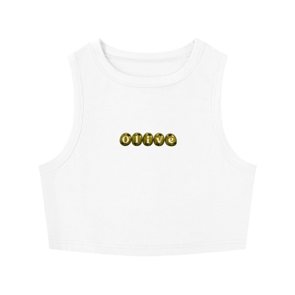 Women's Tight Crewneck Crop Tank Top
