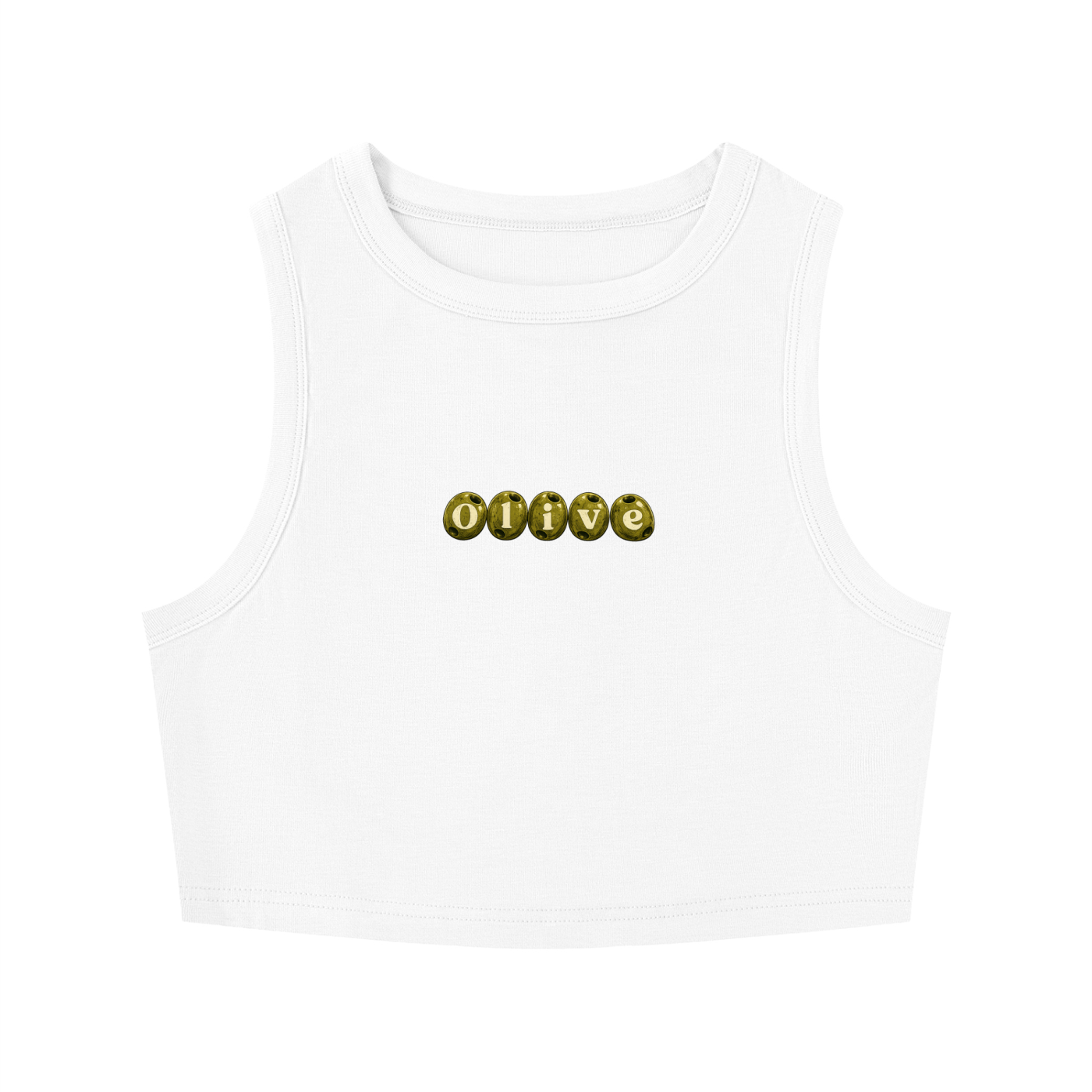 Women's Tight Crewneck Crop Tank Top